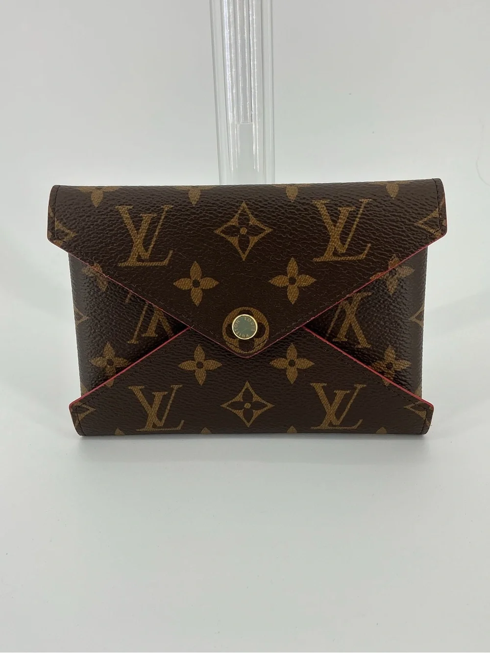 Louis Vuitton Kirigami Pochette Medium Monogram Red Envelope Clutch Pouch